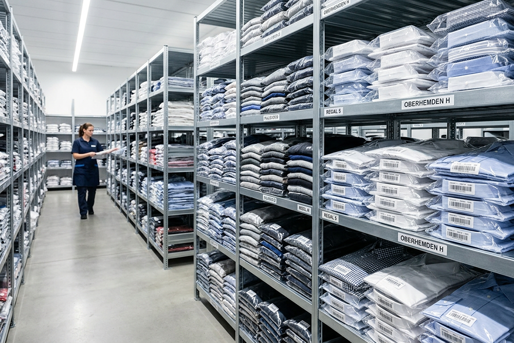 Aufbereitung von Berufskleidung